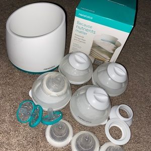 Nanobébé Bottle Starter Set + Storage Bags